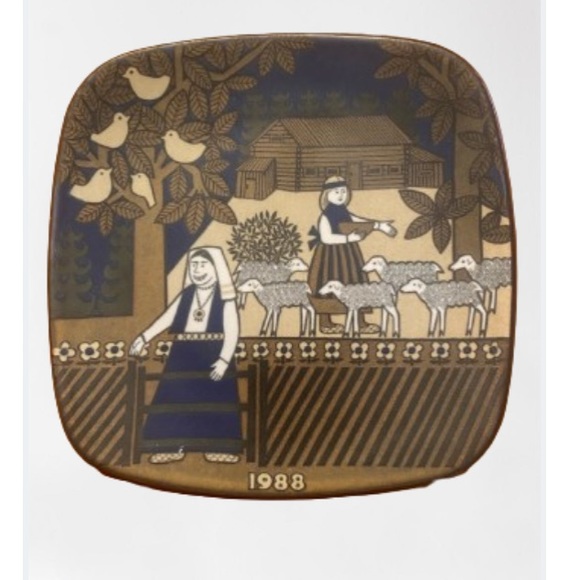 Arabia Finland Other - Arabia Finland 1988 Collector's Plate Wall Hanging RARE Find